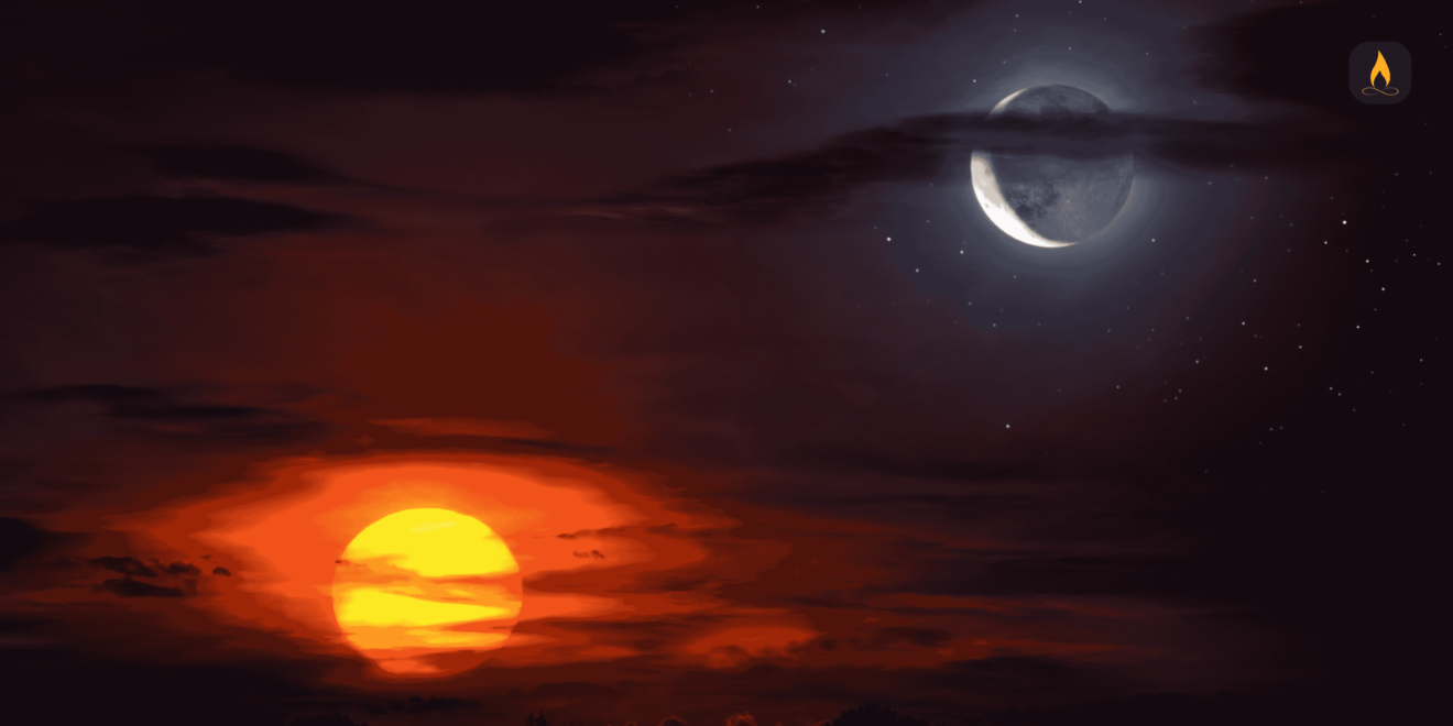 Sun and Moon Conjuction Image (1)