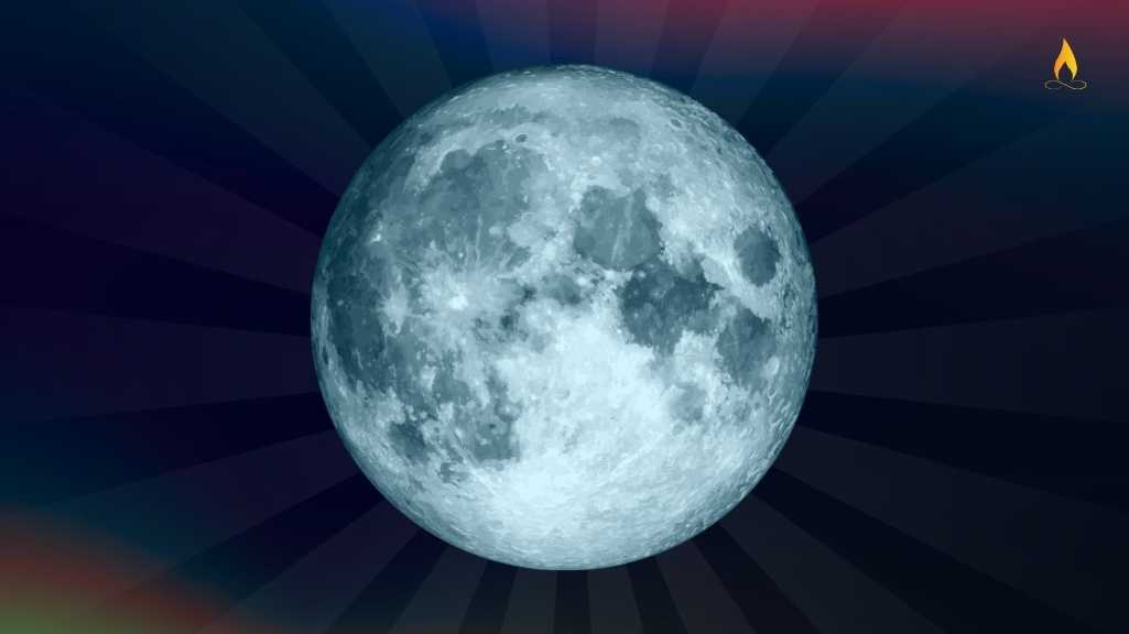 Moon, symbolizing the emotional and intuitive nature of Karka Rashi (Cancer) in astrology.