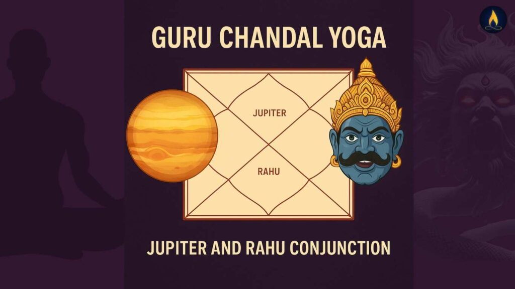 Guru Chandal Yoga – Jupiter and Rahu Conjunction in Your Birth Chart